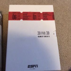 ESPN 30for30 films 1-30 in the series. Volumes 1&2